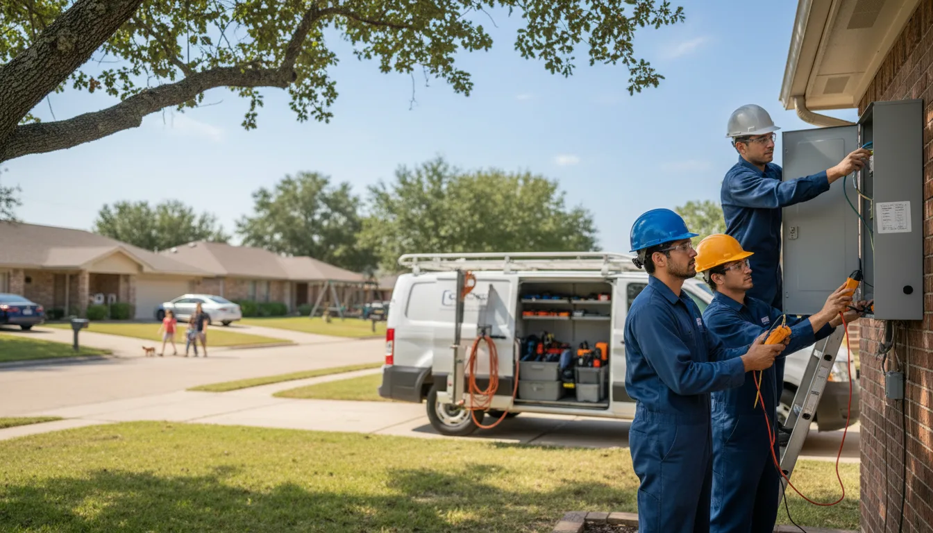 Certified electrician providing emergency electrical services in Doylestown, WI